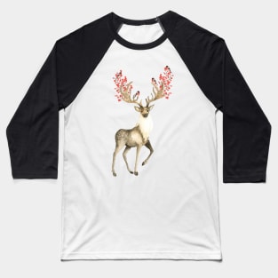 Deer and bullfinches Baseball T-Shirt